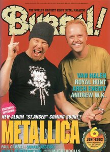 BURRN!★2003年6月号★特集 : METALLICA・他