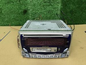 管0871　Y-KZH100G　ハイエース　純正　DPX-4000V KENWOOD CD&カセット　デッキ　MD未検　