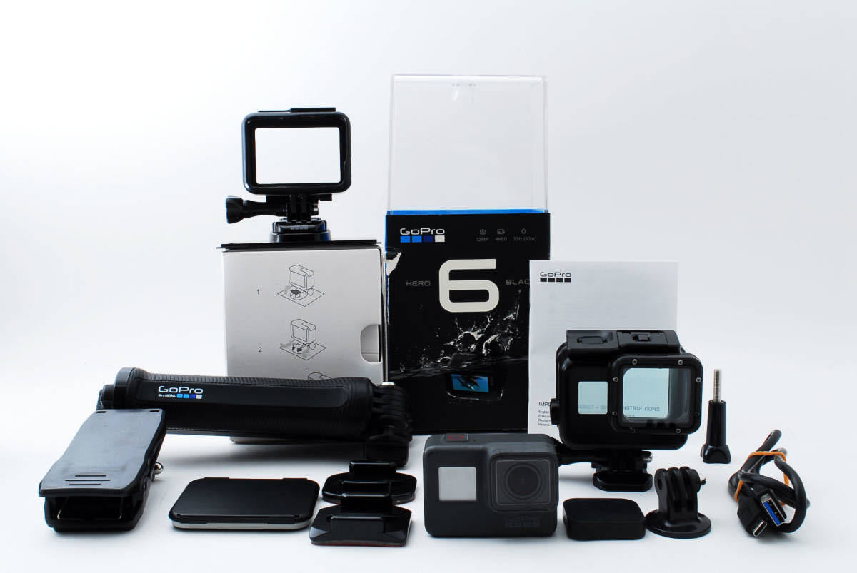GoPro HERO6 Black ウェアラブルカメラ CHDHX-601-FW - JChere雅虎拍卖代购