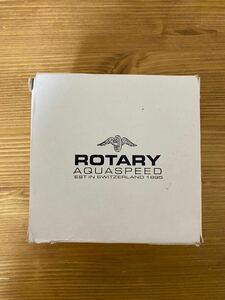Rotary clock aquaspeed band breaking battery none ( as good as new )