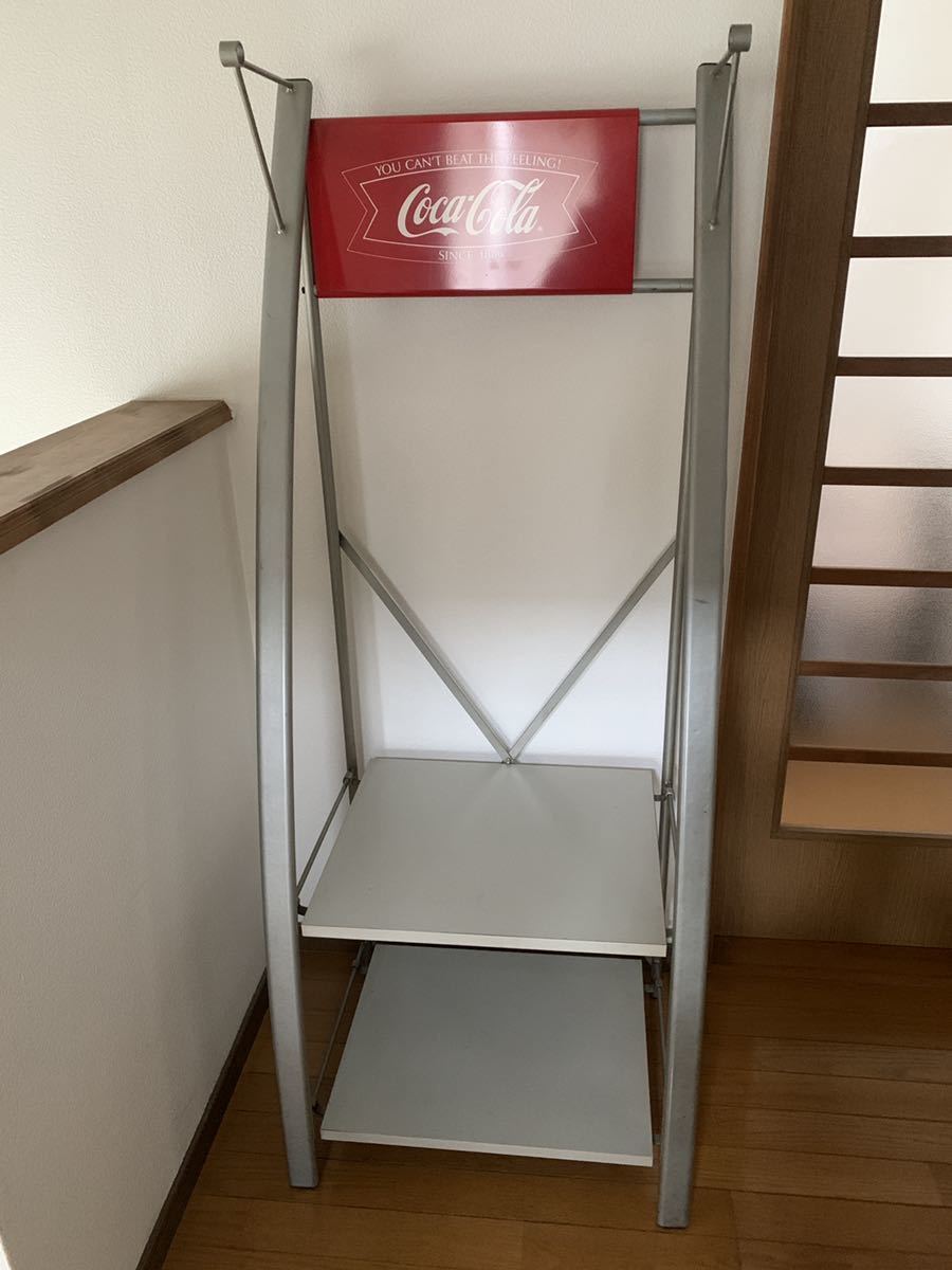 ヴィンテージ コカコーラ Coca-Cola 非売品 ラック 棚 什器 vintage