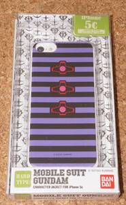 * new goods *iPhone5c Mobile Suit Gundam hard case dom border 