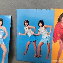 昭和レトロ 1970年代アイドル キャッツアイ ブロマイドカード_画像4