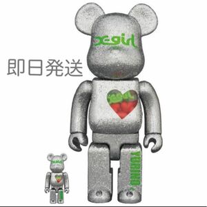 BE@RBRICK ベアブリック MEDICOM TOY メディコムトイ　X-girl × YURINO(E-girls)