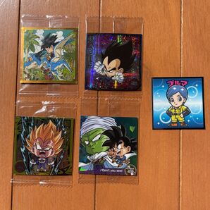 ドラゴンボール 超戦士シール サイヤ人 ゴジータ 孫悟空 ドラゴンボール超 ブロリー ベジータ ブルマ ウエハース シール 新品
