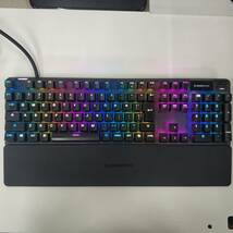 SteelSeries Apex APEX Pro 64629/ゲーミング,オフィスキーボード/赤軸/有線/日本語配列/有機ELディスプレイ搭載/耐久性に優れ★動作OK★_画像1