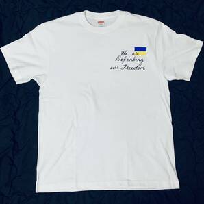 送料込　ゼレンスキー大統領　着用モデル　ホワイトバージョン　Tシャツ　Lサイズ