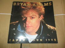 ツアー・パンフレット ブライアン・アダムス　Bryan Adams 　JAPAN TOUR 　1985年　　_画像1