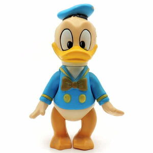  Disney Donald squishy 1970 period ~1980 period front half made in Japan 