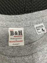 ★BLANCE+HARMONY　B&H バランスハーモニー ポケット Tシャツ 杢 ＵＳＡ製_画像4