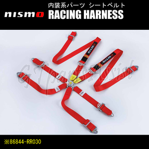 NISMO RACING HARNESS Competition MODEL Sabelt company manufactured 6 point type racing Harness left right seat common use 86844-RR030 Nismo 