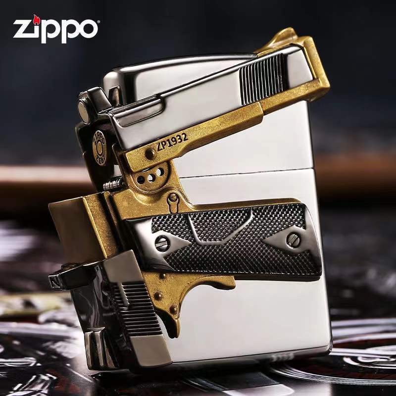 ヤフオク! - 1円~限定 銃型ZIPPO 新品 立体感を備えた ZIPP...