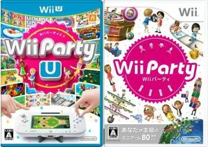 動作品 / 定番パーティーゲーム ウィー・パーティ(Wii Party)２作セット Wii & Wii U / 任天堂