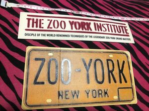 zoo york／激レアステッカー二枚SET 送料無料