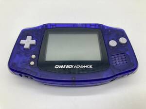 【希少】Nintendo ゲームボーイアドバンス ミッドナイトブル GBA ニンテンドー 任天堂