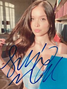 ソフィー・マッド直筆サイン入り2Lサイズ写真…Sophie Mudd…アメリカ在住のモデル…