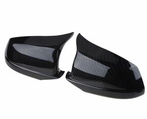 [ free shipping ] door mirror cover left right pair carbon rear view mirror cap BMW 5 series F10 F11 F18 2010-2013