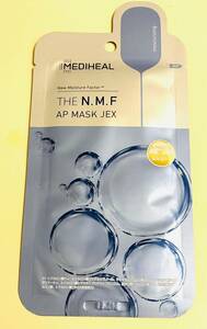 MEDIHEAL THE N.M.F AP MASK JEX フェイスマスク 水分チャージ 高密着シート 浸透力UP ヒアルロン酸 モイスチャーファクター 高保湿ケア