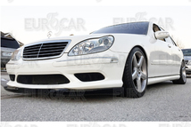 各純正色塗装 メルセデス ベンツ Sクラス W220 後期 AMG フロント リップ スポイラー GH型 2002-2006 FRP材質 FL-51103_画像8