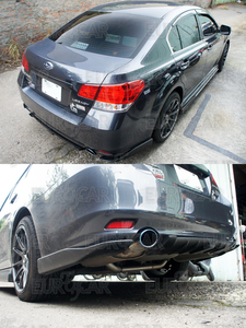 艶消Black！SUBARU Subaru Legacy LEGACY 5代目 BM sedan リア アンダー リップ スポイラー 2009-2012 限定Color 塗装 3PCS RF-50633