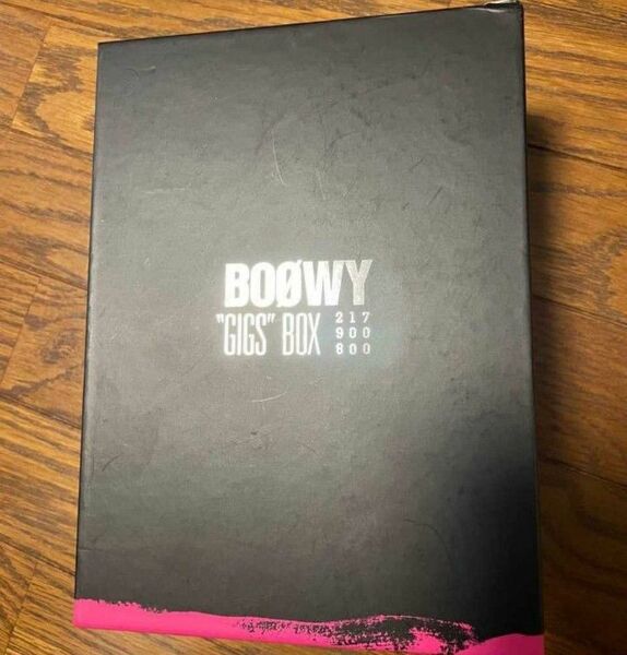 【BOOWY】BOOWY DVD 8枚セット完全生産限定盤 豪華BOX