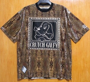 SALE！GALFY 100♪(L)182016 ゼブラ柄ガルフィーアップリケ刺繍半袖Tシャツ