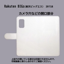 楽天 Rakuten BIGs 3917JR　スマホケース 手帳型 プリントケース みはしたかこ 食人花 キャラクター 金魚 猫 ねこ 麦わら帽子_画像3