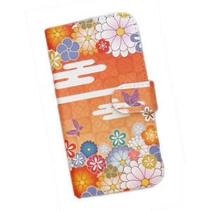 Redmi Note 10 JE XIG02/A101XM　スマホケース 手帳型 プリントケース 和柄 花柄 蝶 霞 梅 菊 市松 鹿の子