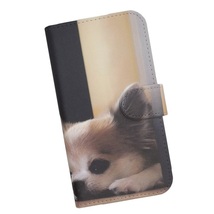 Xperia Ace III SO-53C/SOG08/A203SO　スマホケース 手帳型 プリントケース 犬 ドッグ かわいい チワワ_画像1