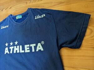 ATHLETA メンズM~Lくらい ネイビー Tシャツ