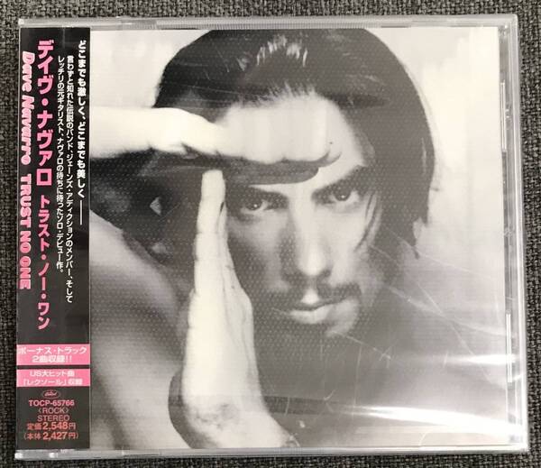 新品未開封CD☆デイヴ・ナヴァロ.,トラスト・ノー・ワン(2001/06/27)/ TOCP65766.