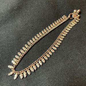  ethnic antique manner silver anklet 