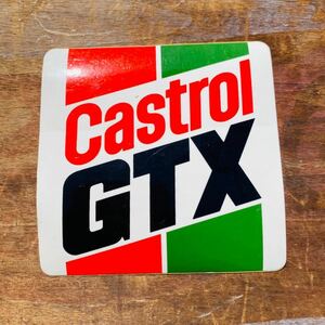 【vintage】ステッカー castrol GTX カストロール