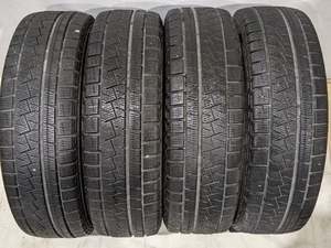 即決◆冬用155/65R14 4本セット ピレリ ICE ASIMMETRIC 中古スタッドレスタイヤ