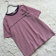 E4332　Kaepa　ケイパ 【L】Tシャツ 半袖 カットソー トップス 胸ロゴ刺繍_画像1
