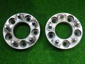 ワイドトレッドスペーサー 20mm P1.5 5H PCD114.3 ハブ径約73mm ワイトレ 【管理番号 0252 RG9-501】中古【小物】