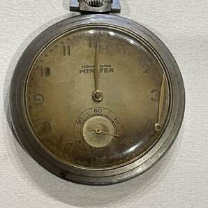 TK006】MINSTER CHRONOMETER ミンスター クロノメーター 懐中時計 手巻き/中古品【不動品】の画像2