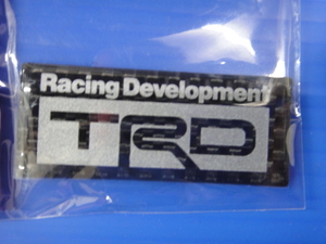 有名本物 店頭在庫TOYOTA Racing Development TRD カーボン ステッカー エンブレム Bロゴ ミニ 08231-SP183 ソフトタイプ 新品 送無(条件