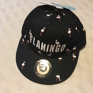  tag equipped baby Kids cap 54cm hat flat .. flamingo 