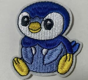 ポッチャマ　ポケモン　アイロン　刺繍　ワッペン　キャラクター