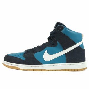 NIKE ナイキ SB ZOOM DUNK HIGH PRO (854851-414) 2017年 ズーム ダンク ハイ プロ オブシディアン ホワイト サイズ：US10.5 28.5cm