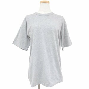 Ys ワイズ コットン Tシャツ カットソー トップス グレー 2 M 半袖 BANG ON! 綿 ワンポイント ロゴ 定番 シンプル カジュアル 日本製