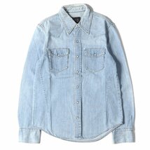 NUMBER (N)INE ナンバーナイン シャツ サイズ：3 THS期 ヴィンテージ加工 ウエスタン デニムシャツ 05AW インディゴ 3 トップス_画像1