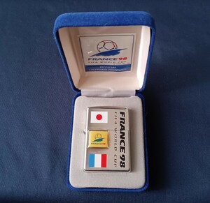 Zippo/ジッポー 　フランス　FRANCE　ワールドカップ　1997年製　WORLD CUP 98 FIFA　NO.8406