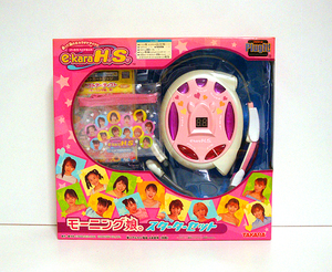 *e-karai-kala/ headset Morning Musume starter set new goods inspection ) musical instrument toy / electronic toy / Takara / karaoke / music / Mike / plug ito