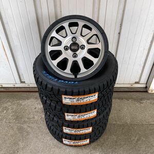 マッドクロスレンジャー◆TOYOオープンカントリーRT◆ 165/65R15 ダイハツ　タフト　軽バン軽トラ　ホワイトレター　マッドシルバー