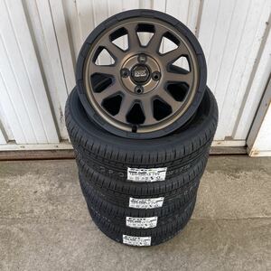 マッドクロスレンジャー◆ 新品ヨコハマ　エコス　165/55R15 NBOXワゴンRタントムーヴスペーシアアルトキャンパスミラ　マッドブロンズ