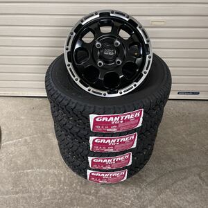 マッドクロスグレイス◆ 145R12 6PR◆ダンロップ TG4◆新品4本セット◆GRANTREK 軽トラ軽バン　エブリィサンバー ハイゼット　ブラック