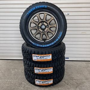 マッドクロスレンジャー◆TOYOオープンカントリーRT◆ 165/65R15 ダイハツ　タフト　軽バン軽トラ　ホワイトレター　マッドブロンズ