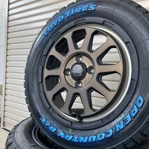 マッドクロスレンジャー◆TOYOオープンカントリーRT◆ 165/65R15 ダイハツ　タフト　軽バン軽トラ　ホワイトレター　マッドブロンズ_画像3